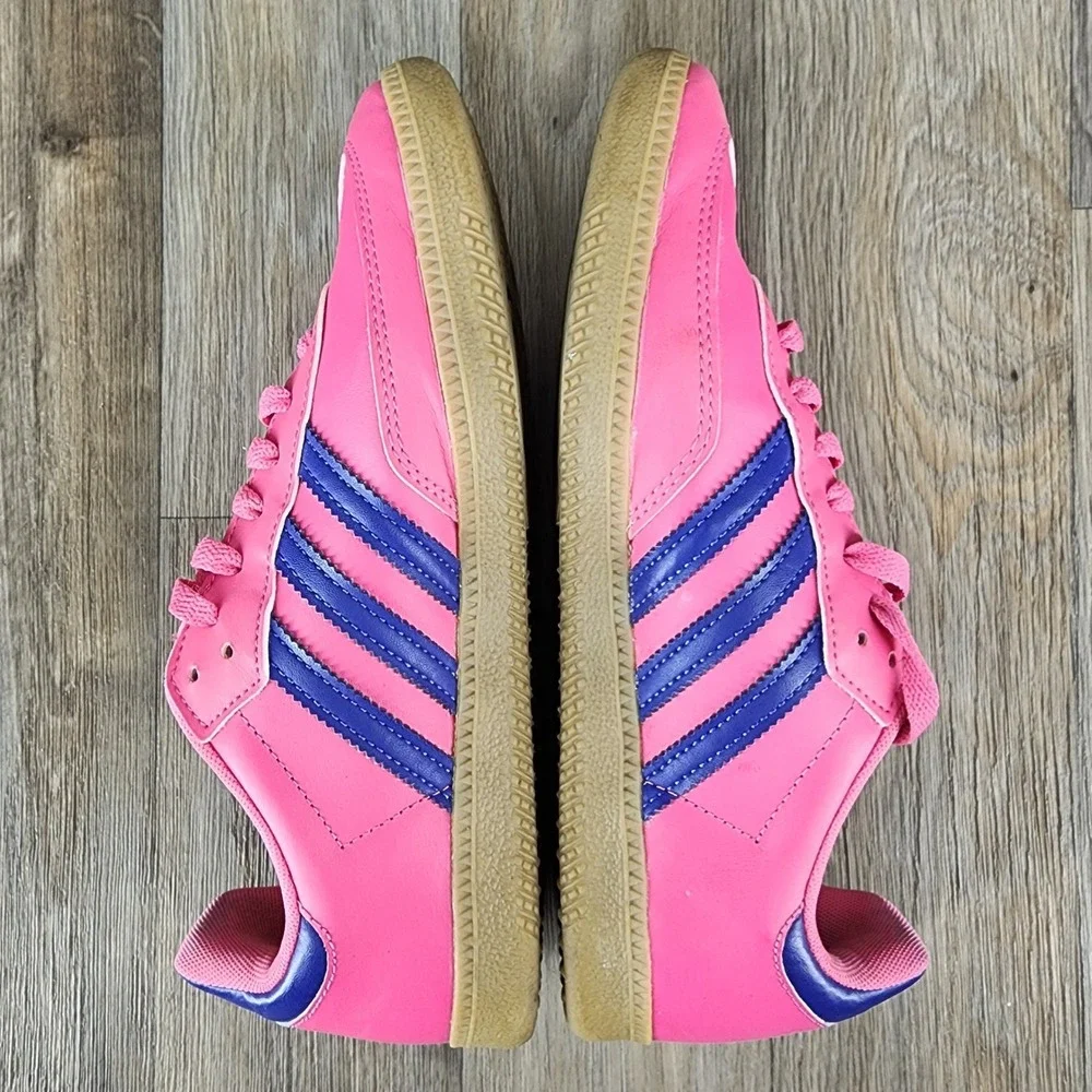 Adidas Samba Classic Mens Size 6.5 Women's 8 Sneakers Pink‎ Purple Casual Shoes